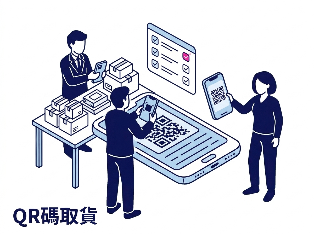 團主掃描客人的 QR Code